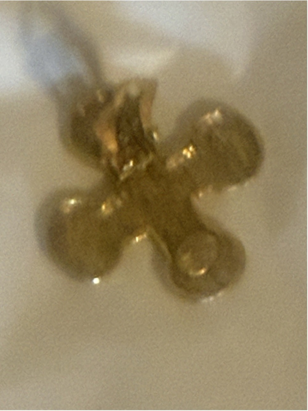 Vintage Shielded French Cross clip on earring French Etruscan - Picture 5 of 7
